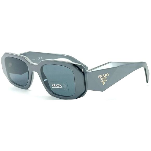 NEW PRADA SPR 17W 11N-09T GRAY AUTHENTIC SUNGLASSES 49-20 145 - Picture 1 of 3